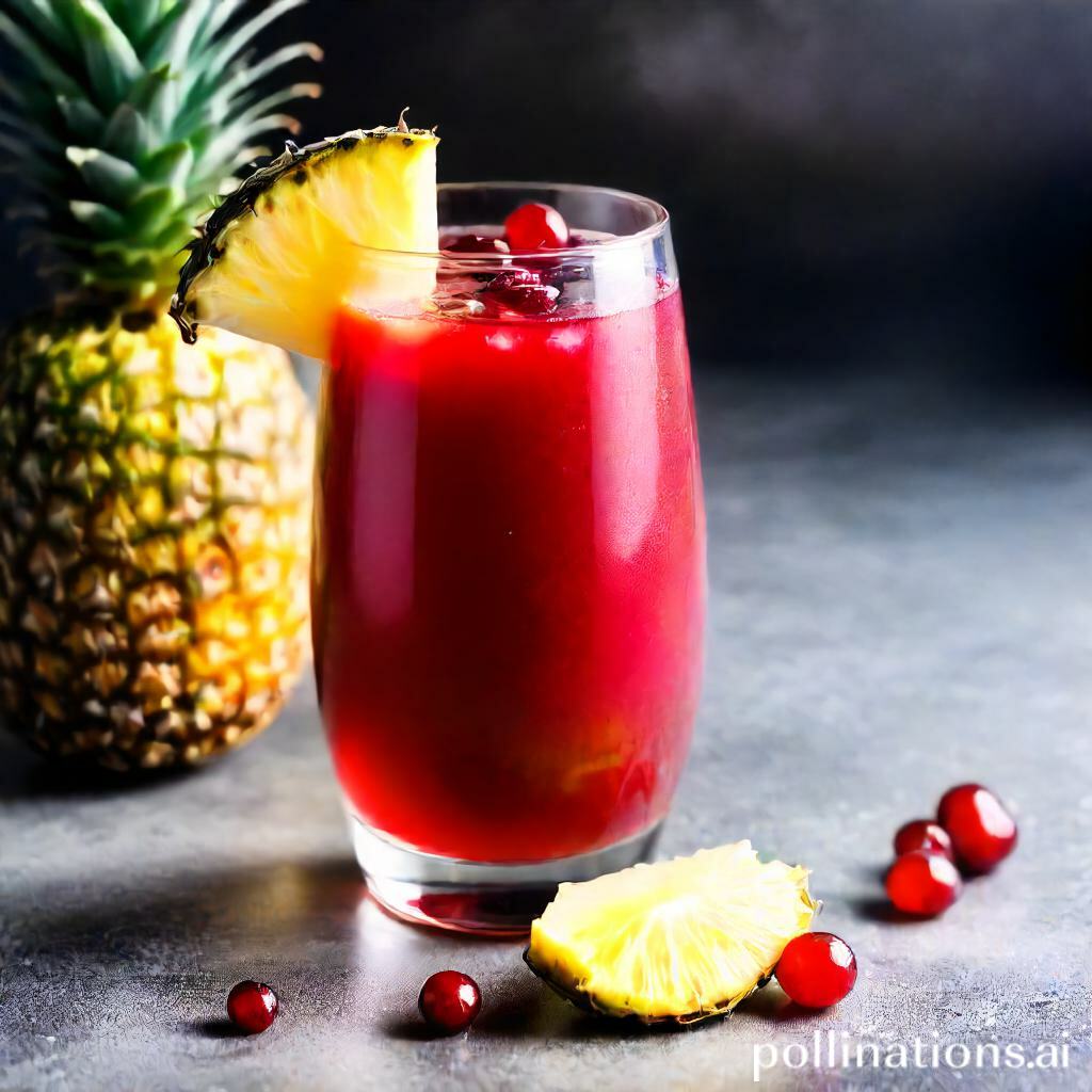 what is pineapple and cranberry juice good for you sexually